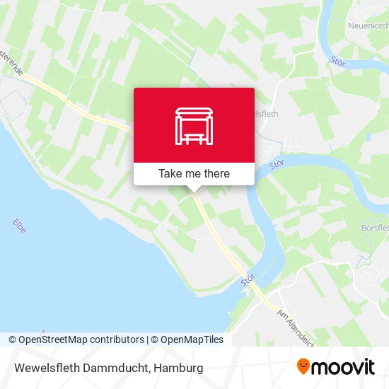 Карта Wewelsfleth Dammducht