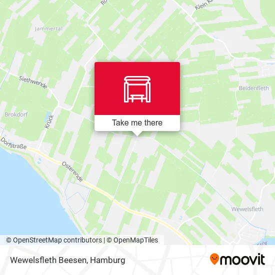 Карта Wewelsfleth Beesen