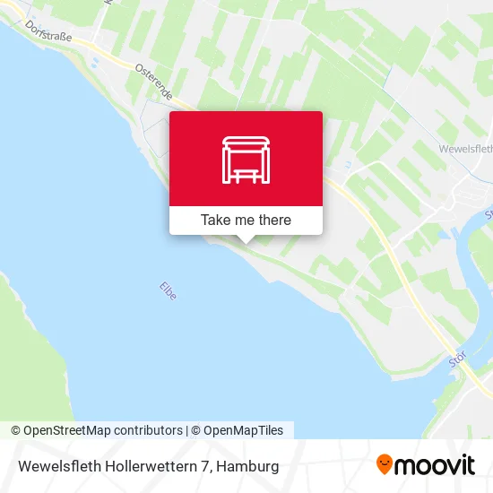 Карта Wewelsfleth Hollerwettern 7