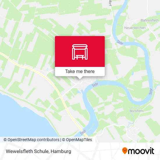 Карта Wewelsfleth Schule