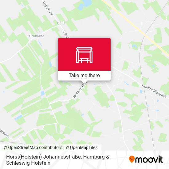 Карта Horst(Holstein) Johannesstraße