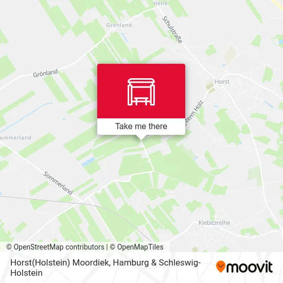 Карта Horst(Holstein) Moordiek