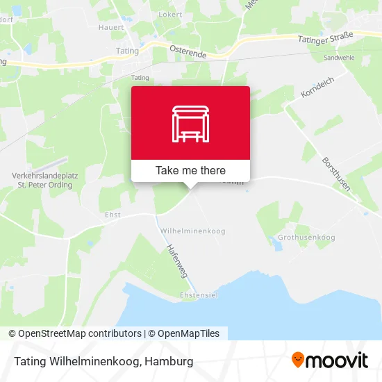 Карта Tating Wilhelminenkoog