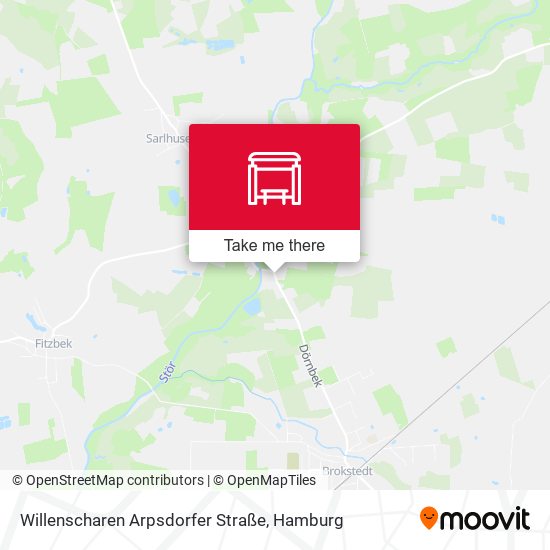 Willenscharen Arpsdorfer Straße map