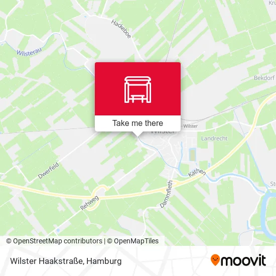 Карта Wilster Haakstraße