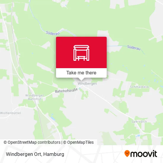 Карта Windbergen Ort