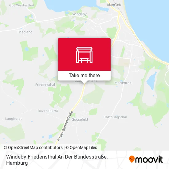Карта Windeby-Friedensthal An Der Bundesstraße