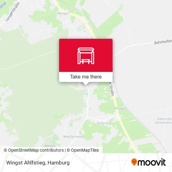 Карта Wingst Ahlfstieg