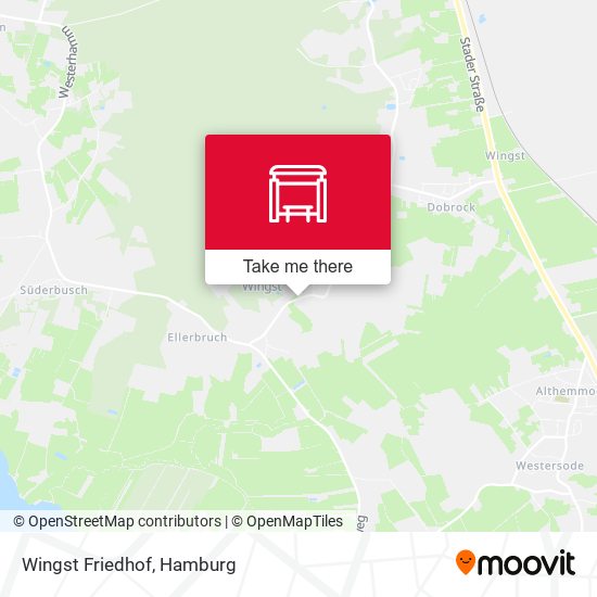 Wingst Friedhof map