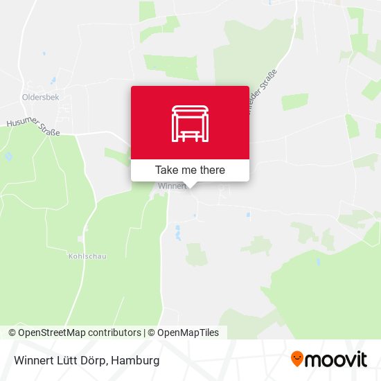 Winnert Lütt Dörp map