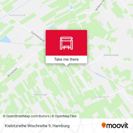 Kiebitzreihe Wischreihe 9 map