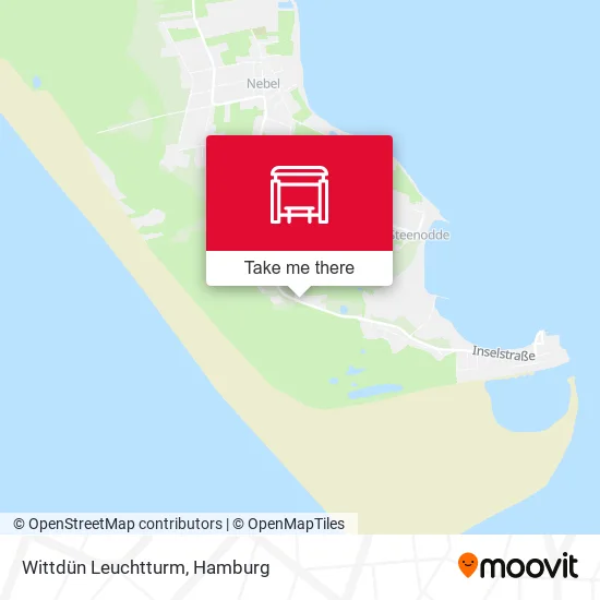 Карта Wittdün Leuchtturm