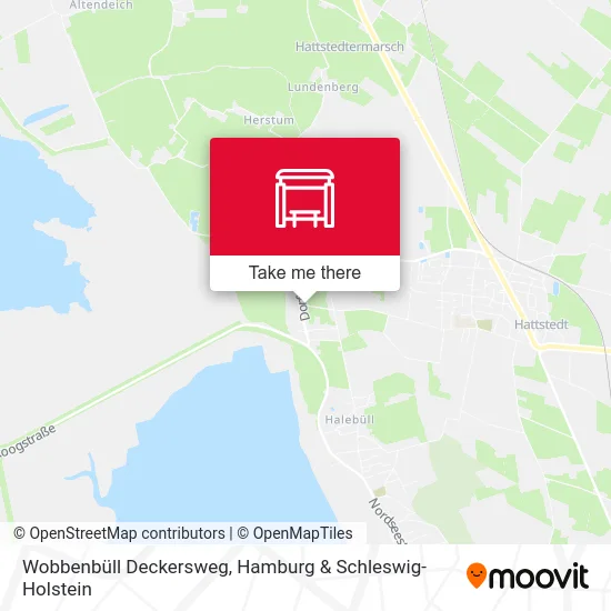 Карта Wobbenbüll Deckersweg