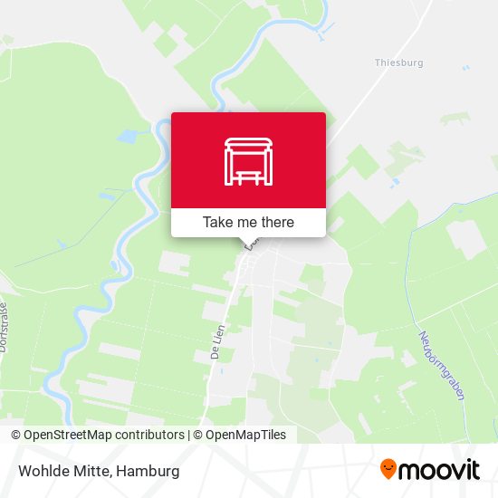 Wohlde Mitte map