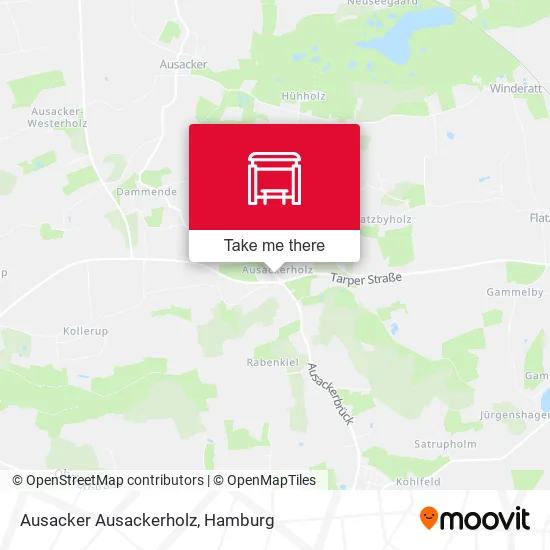 Карта Ausacker Ausackerholz