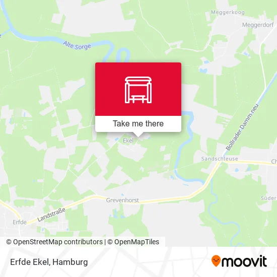 Карта Erfde Ekel