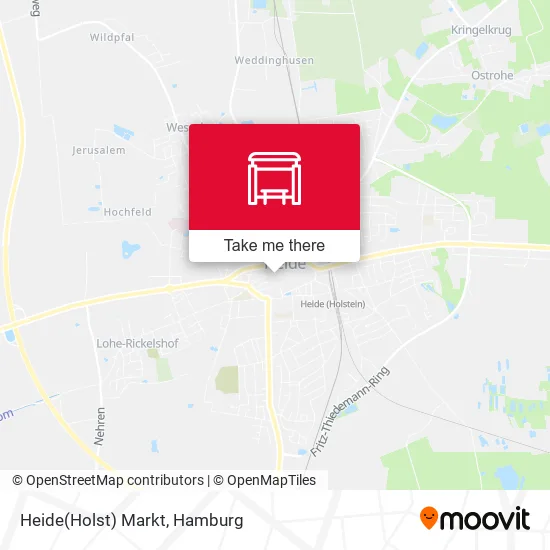 Карта Heide(Holst) Markt