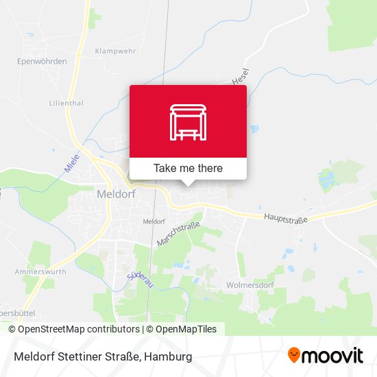 Meldorf Stettiner Straße map