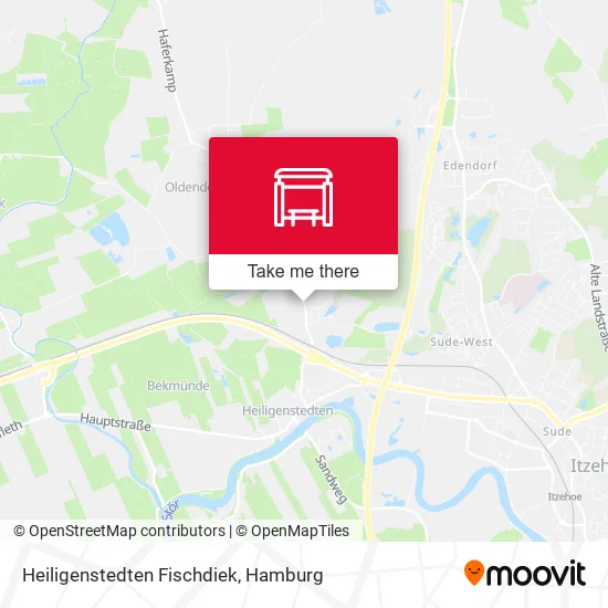 Карта Heiligenstedten Fischdiek