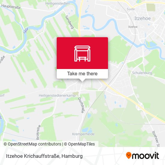 Itzehoe Krichauffstraße map
