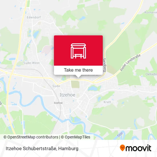 Карта Itzehoe Schubertstraße