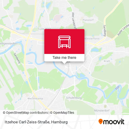 Карта Itzehoe Carl-Zeiss-Straße