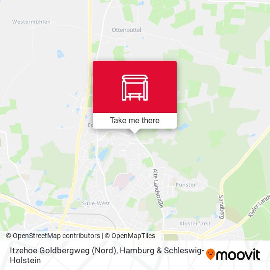 Itzehoe Goldbergweg (Nord) map