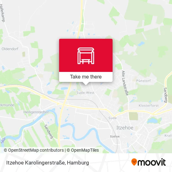 Карта Itzehoe Karolingerstraße