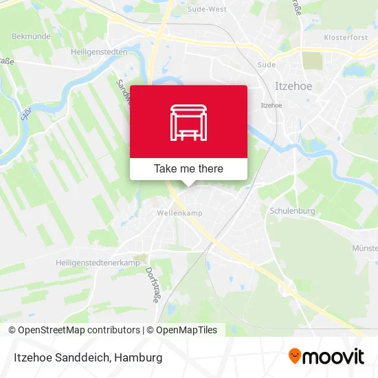 Карта Itzehoe Sanddeich
