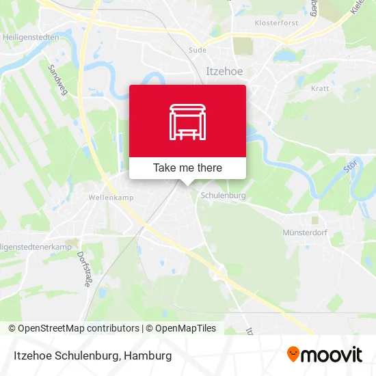 Карта Itzehoe Schulenburg