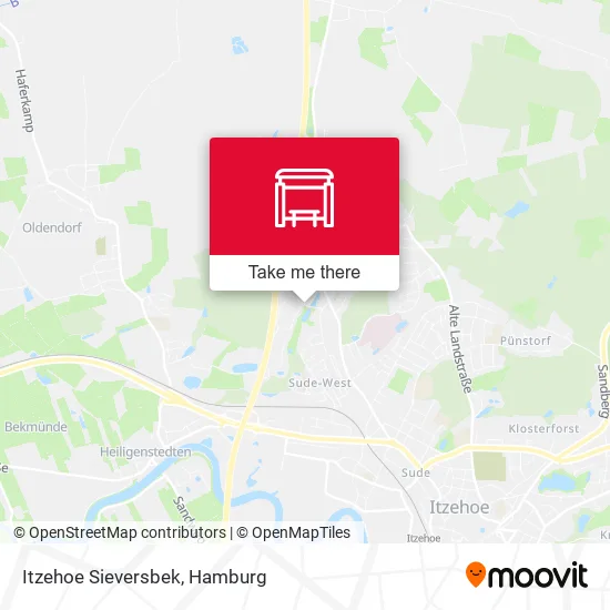 Карта Itzehoe Sieversbek