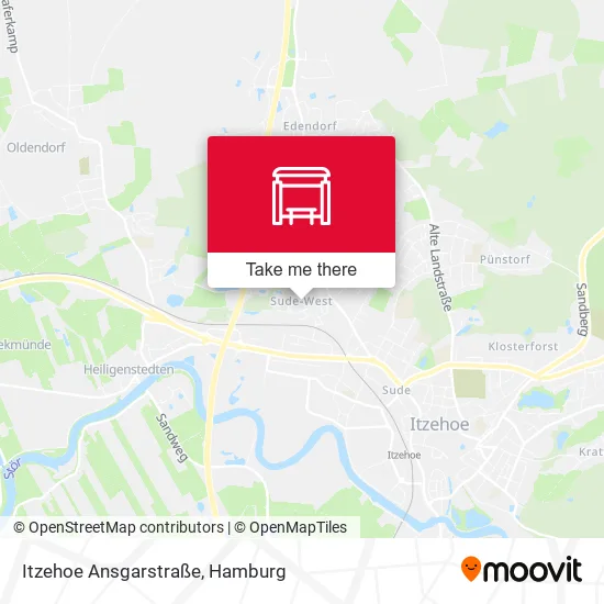 Карта Itzehoe Ansgarstraße