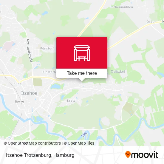 Карта Itzehoe Trotzenburg