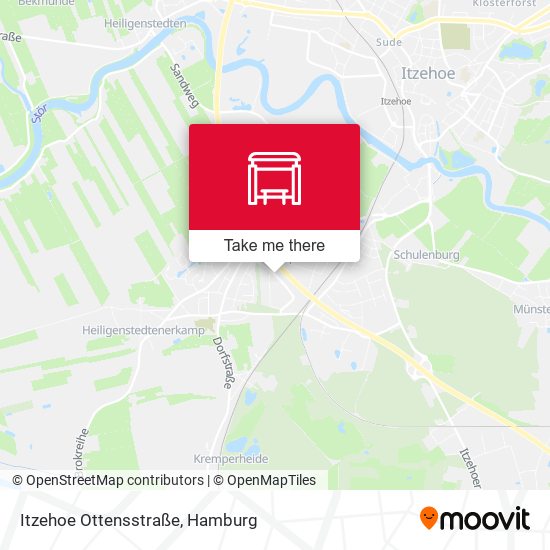 Itzehoe Ottensstraße map