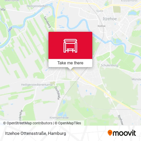 Карта Itzehoe Ottensstraße