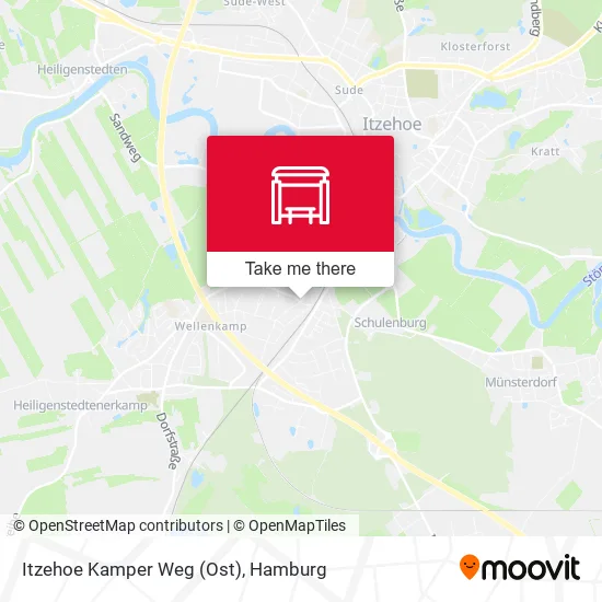 Карта Itzehoe Kamper Weg (Ost)