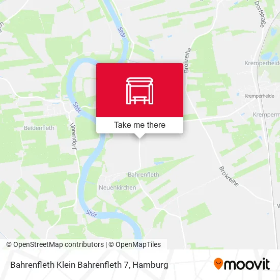 Карта Bahrenfleth Klein Bahrenfleth 7