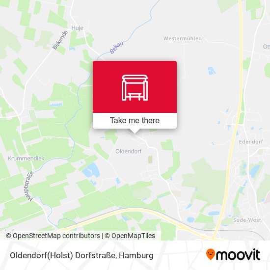 Oldendorf(Holst) Dorfstraße map
