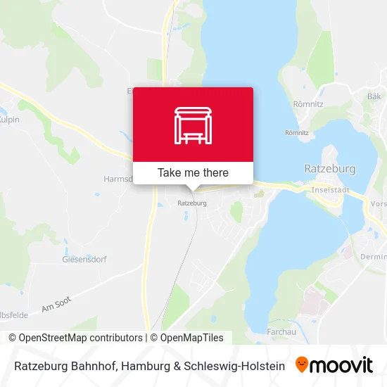 Ratzeburg Bahnhof map