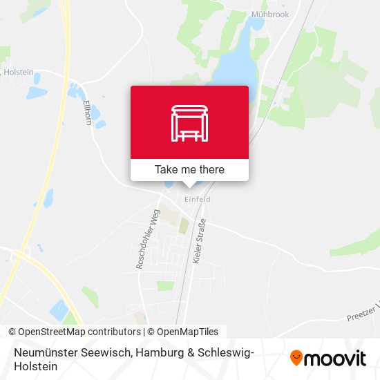 Neumünster Seewisch map