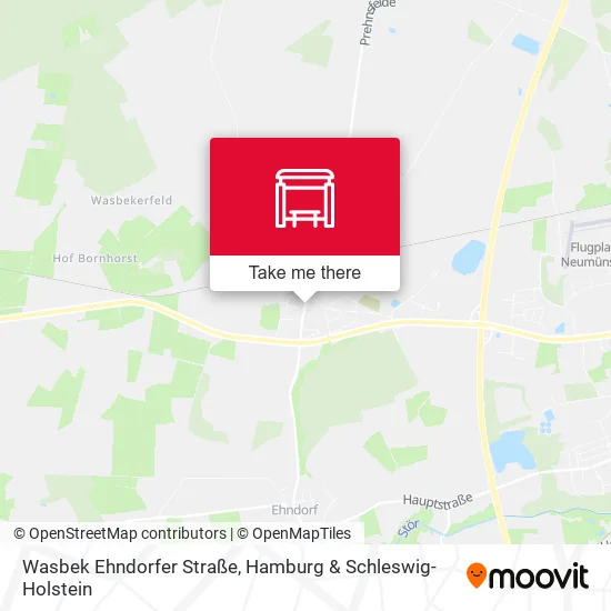 Карта Wasbek Ehndorfer Straße