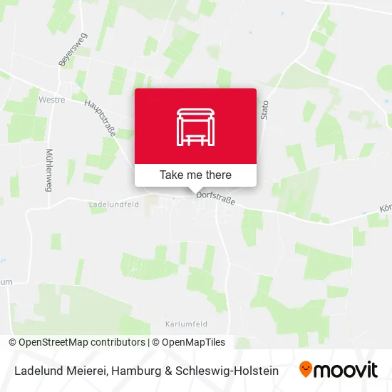 Карта Ladelund Meierei