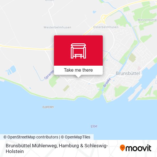 Brunsbüttel Mühlenweg map