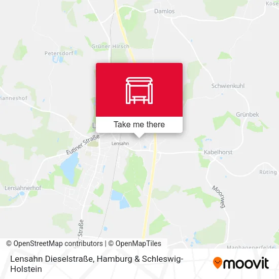 Карта Lensahn Dieselstraße