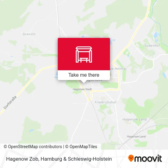 Карта Hagenow Zob
