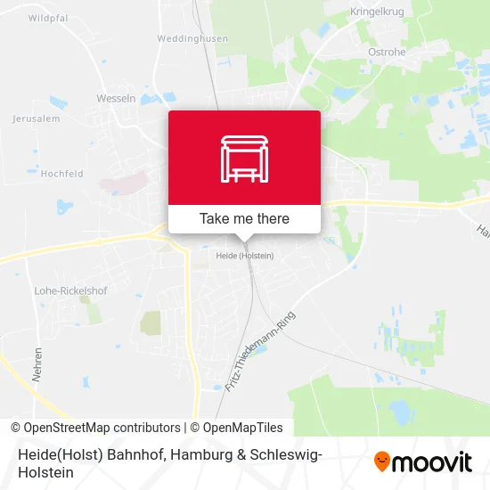 Карта Heide(Holst) Bahnhof