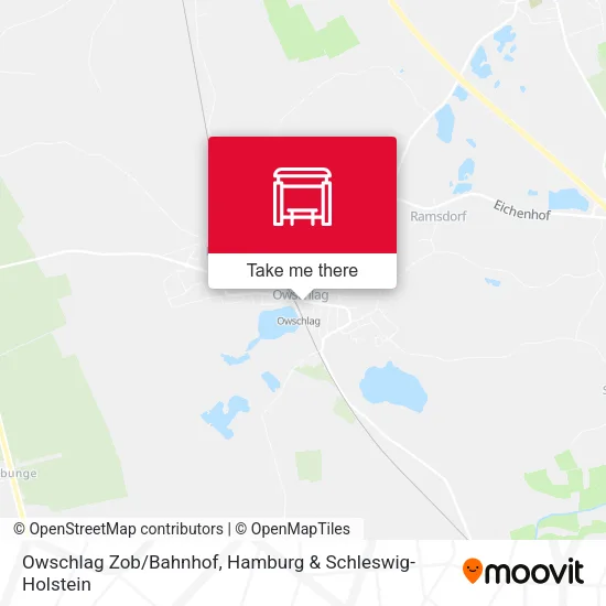 Карта Owschlag Zob/Bahnhof