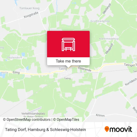 Карта Tating Dorf