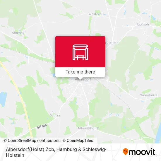 Карта Albersdorf(Holst) Zob