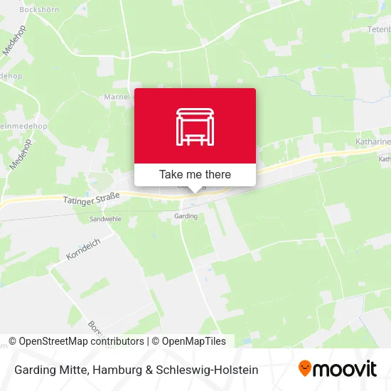 Карта Garding Mitte